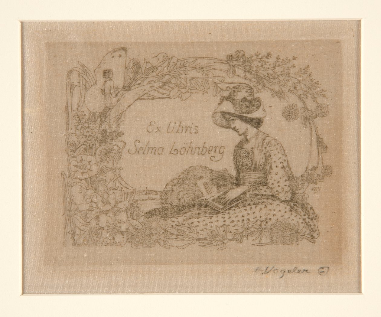 Ekslibrisy autorstwa Heinrich Vogeler