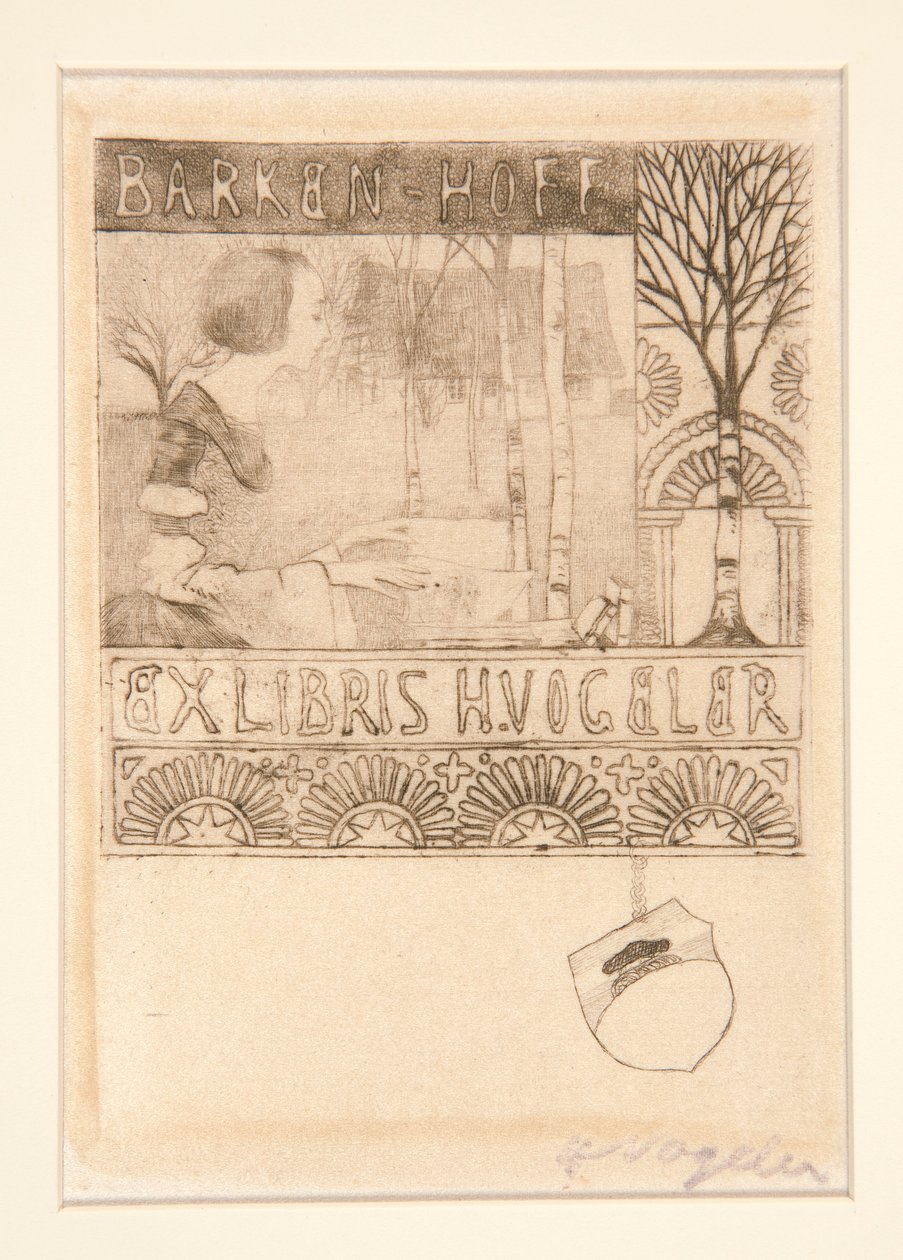 Ekslibrisy autorstwa Heinrich Vogeler