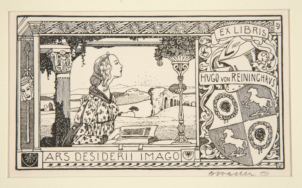 Ekslibrisy autorstwa Heinrich Vogeler