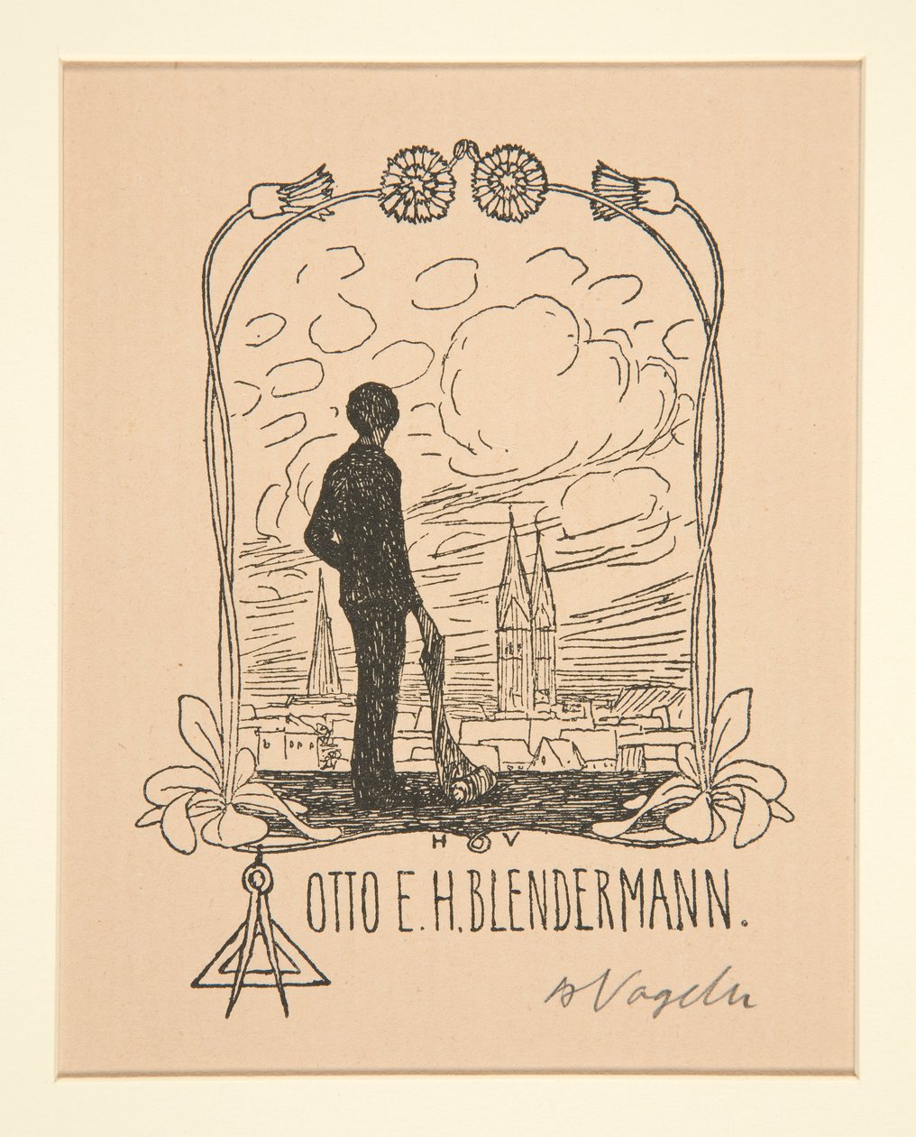 Ekslibrisy autorstwa Heinrich Vogeler