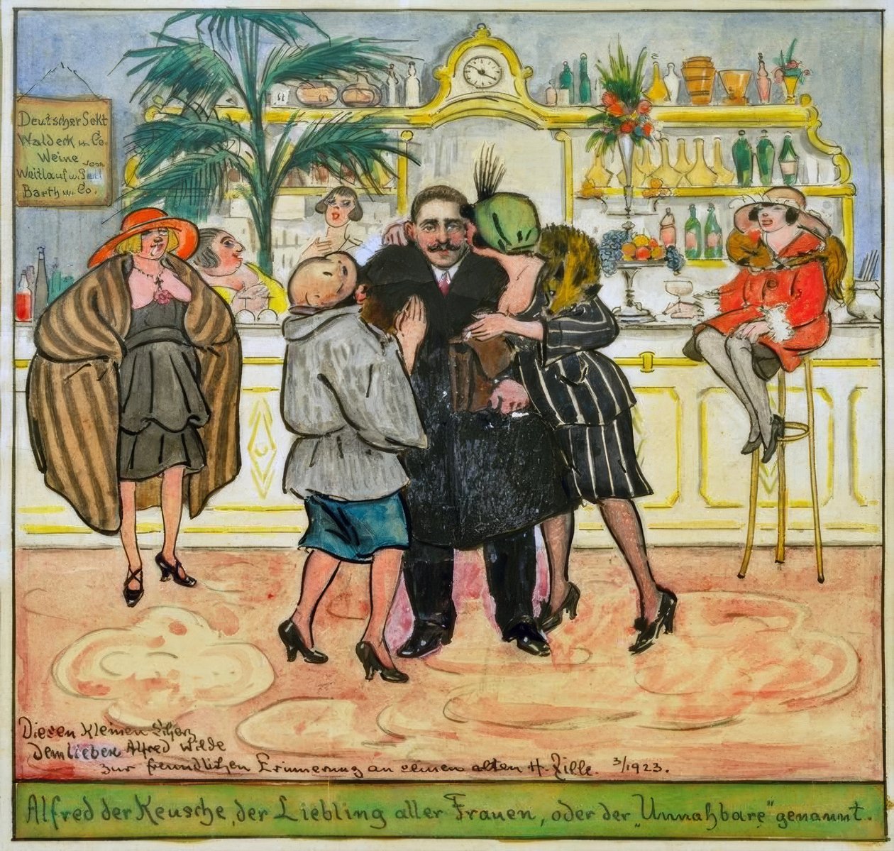 H.Zille, Alfred, cnotliwy ... autorstwa Heinrich Zille