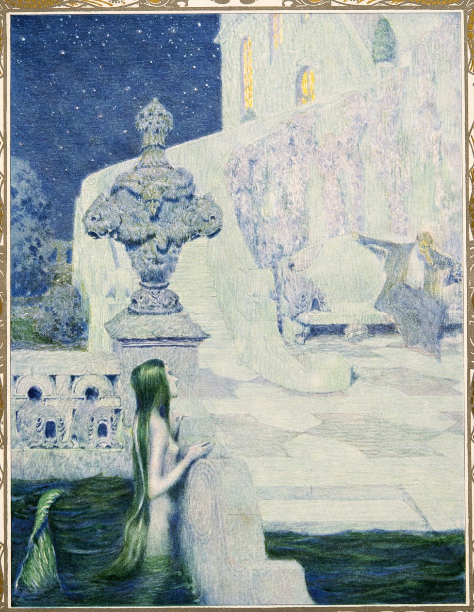 Mała panna morska z Opowieści Hansa Christiana Andersena, wyd. 1911 autorstwa Heinrich and Urban Lefler