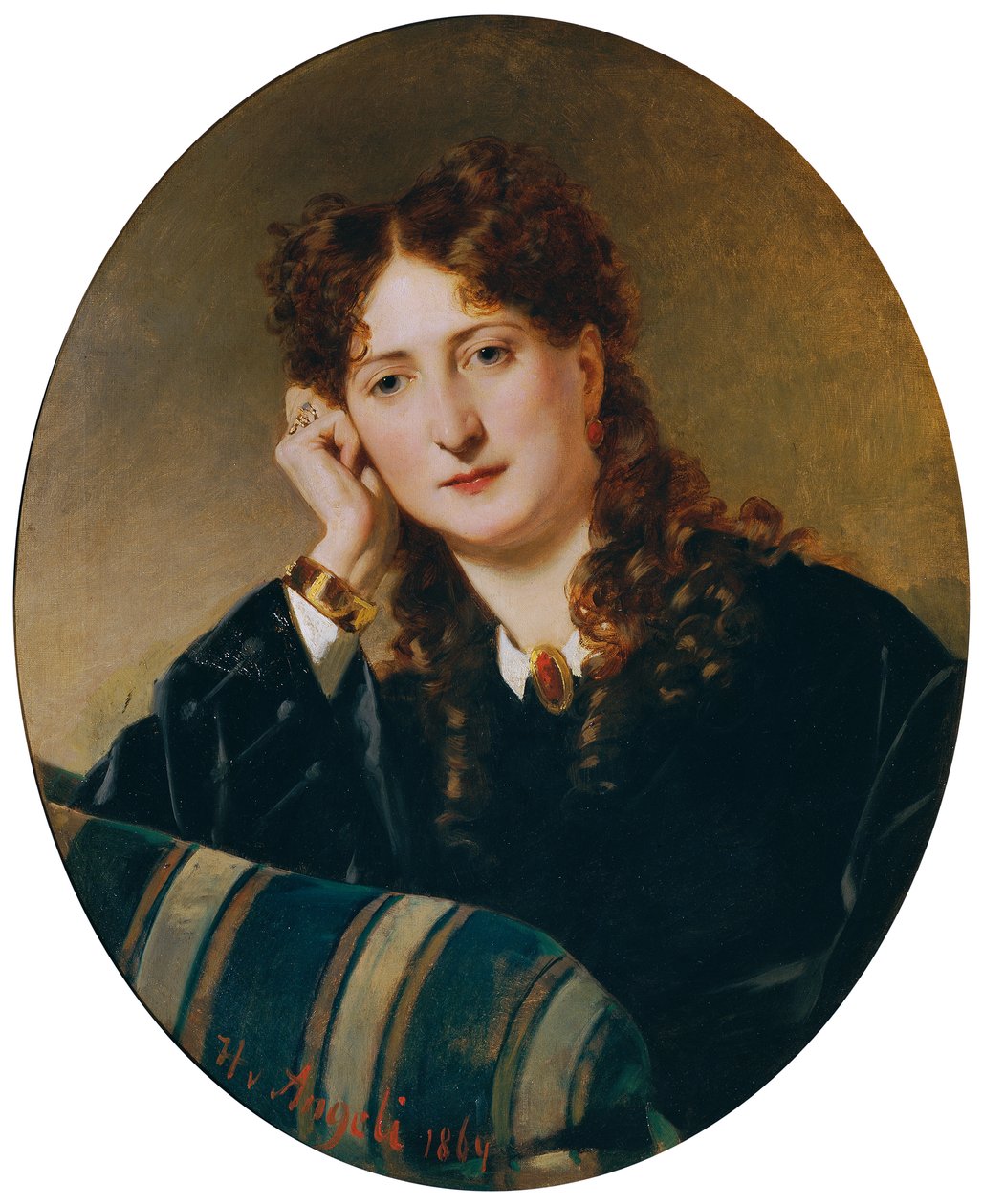 Berta Preiss autorstwa Heinrich von Angeli