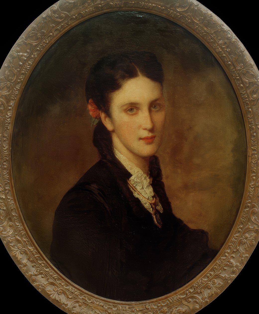Portret Karoliny von Liebieg, 1868 autorstwa Heinrich von Angeli