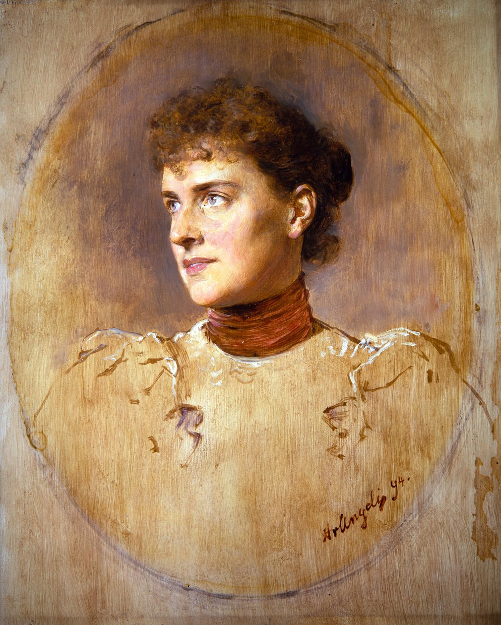 Portret młodej kobiety autorstwa Heinrich von Angeli