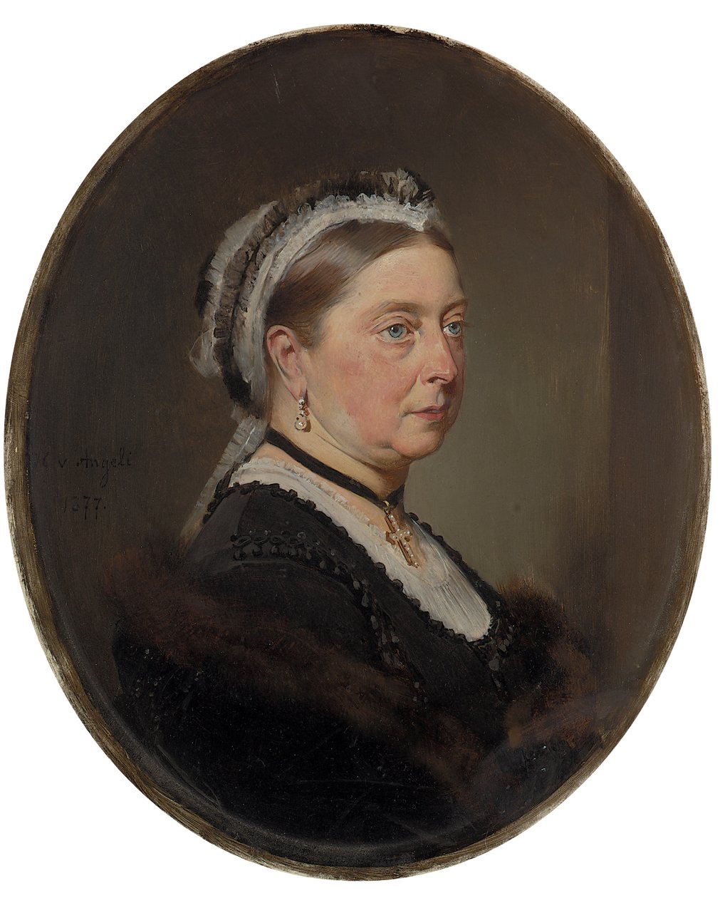 Królowa Wiktoria, 1877 autorstwa Heinrich von Angeli
