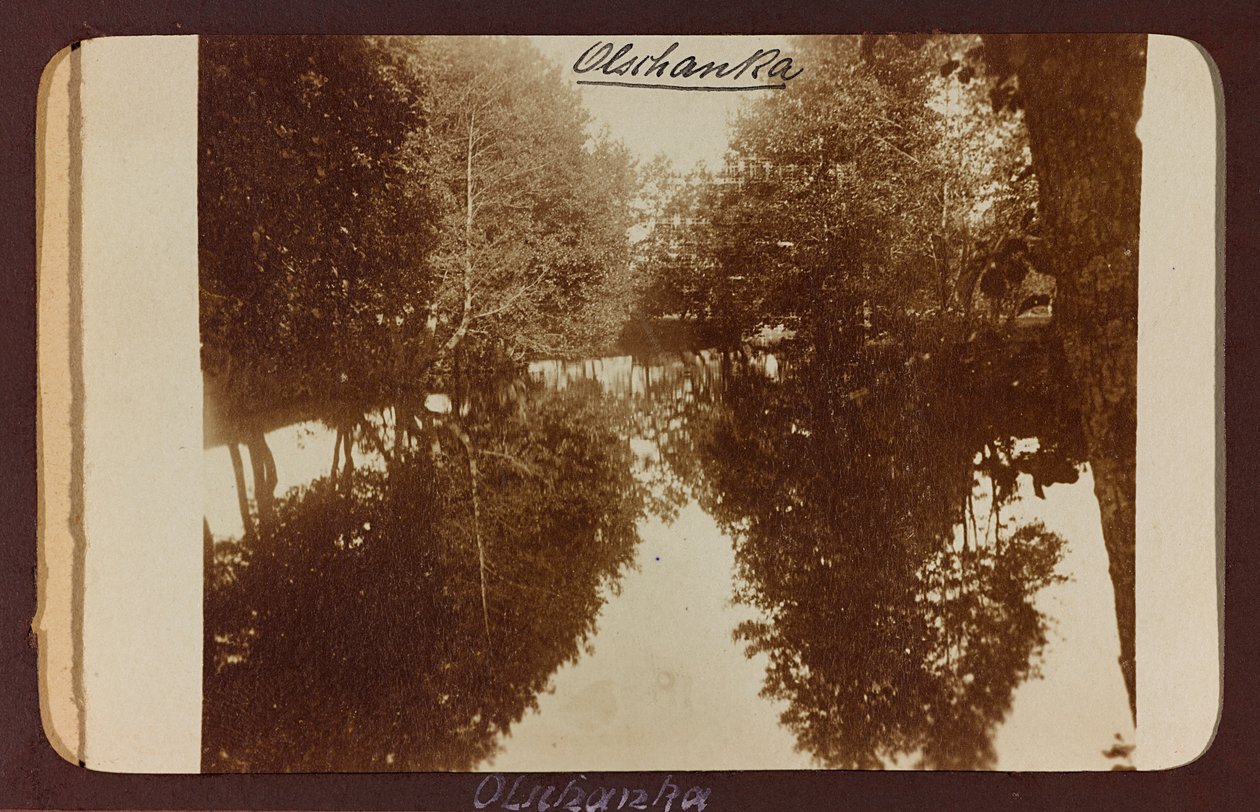 I wojna światowa: Ukraina w latach 1914-1916 podczas najazdu wojsk niemieckich. Olszanka (zdjęcie czarno-białe) autorstwa Heldenfriedhof Dsessentniki (attr. to)