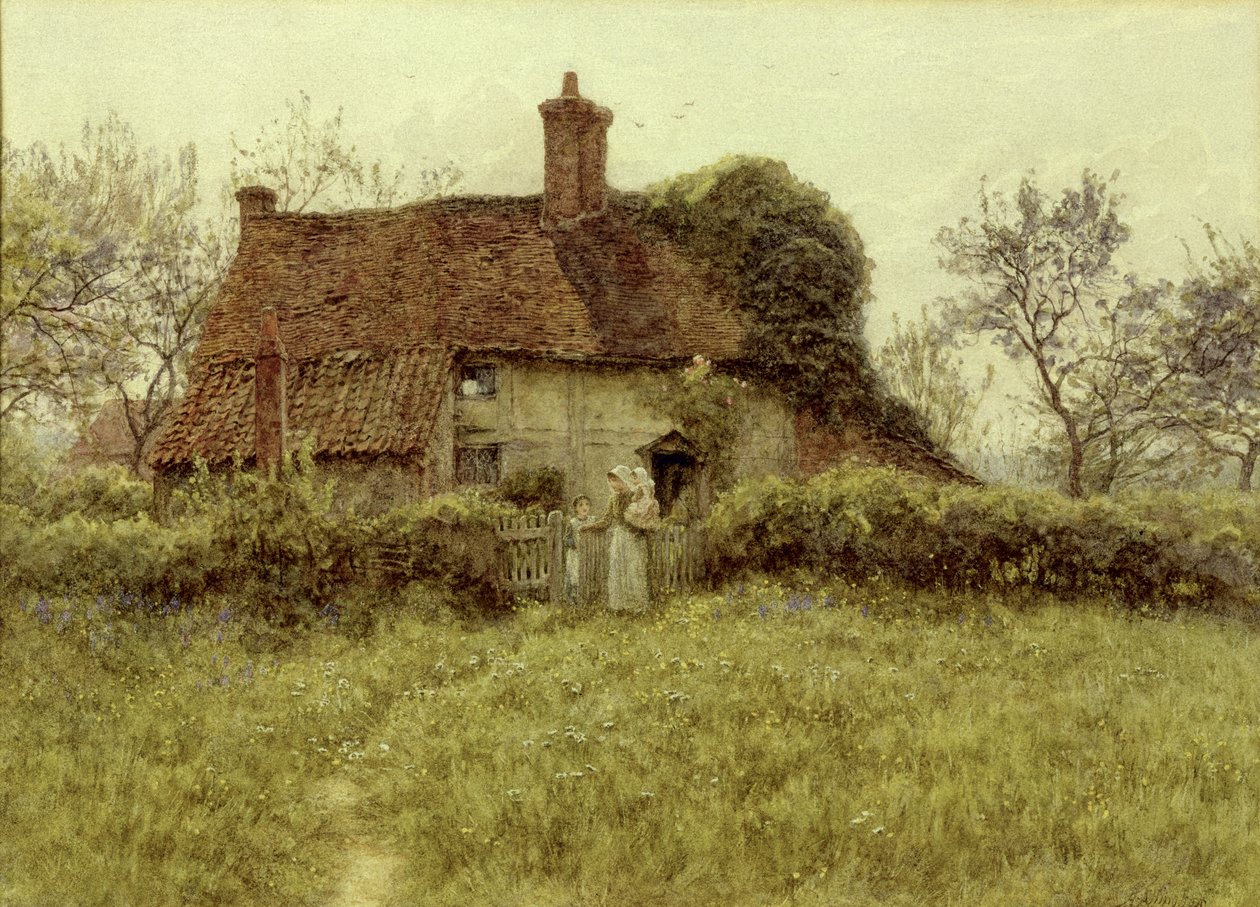 Domek w Pinner, Middlesex autorstwa Helen Allingham