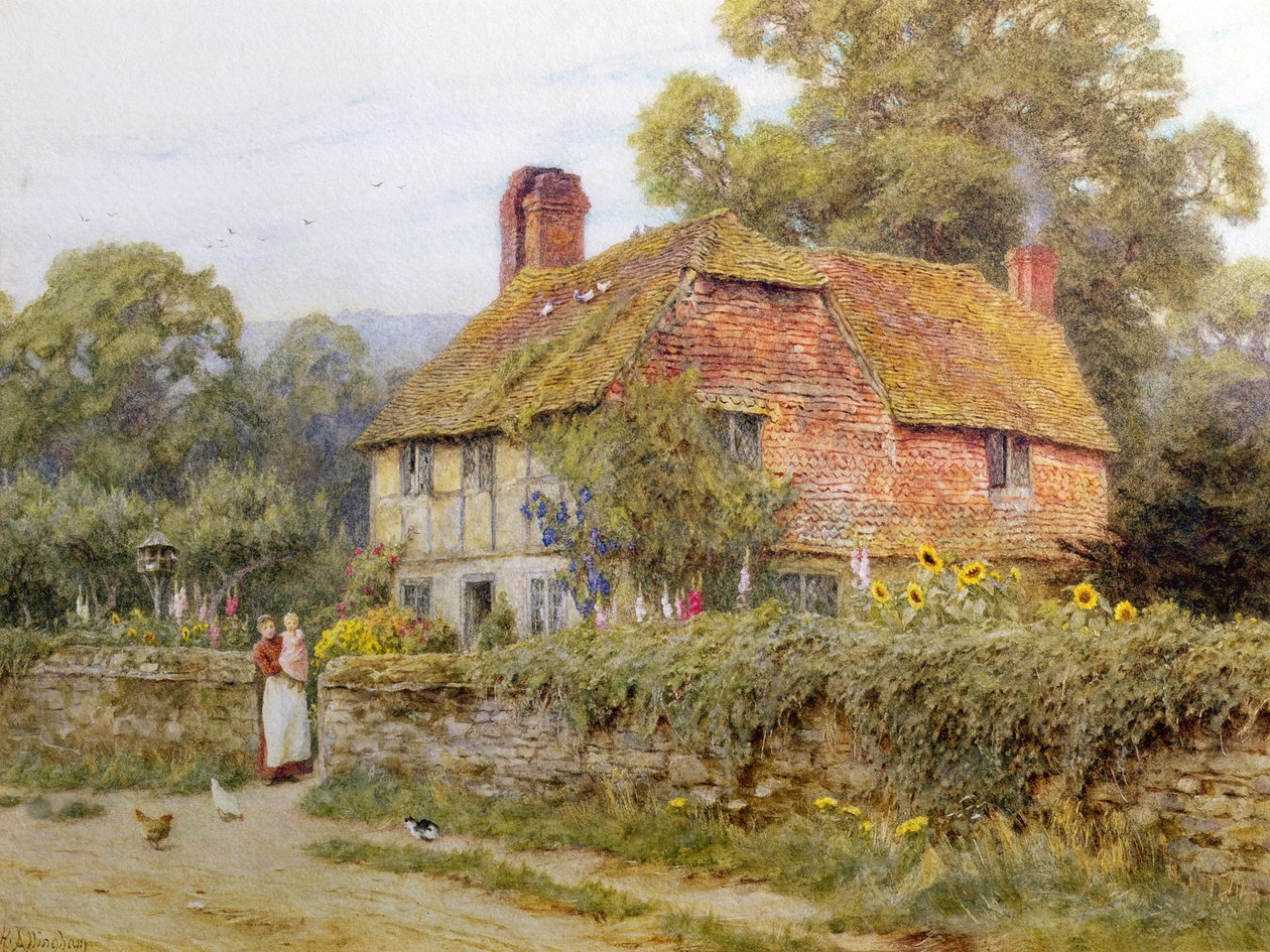 Domek Surrey autorstwa Helen Allingham