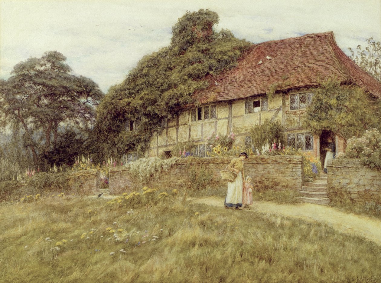 W Stedham w pobliżu Midhurst autorstwa Helen Allingham