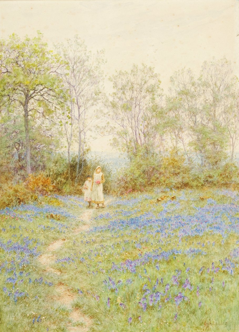 Dzwonki autorstwa Helen Allingham
