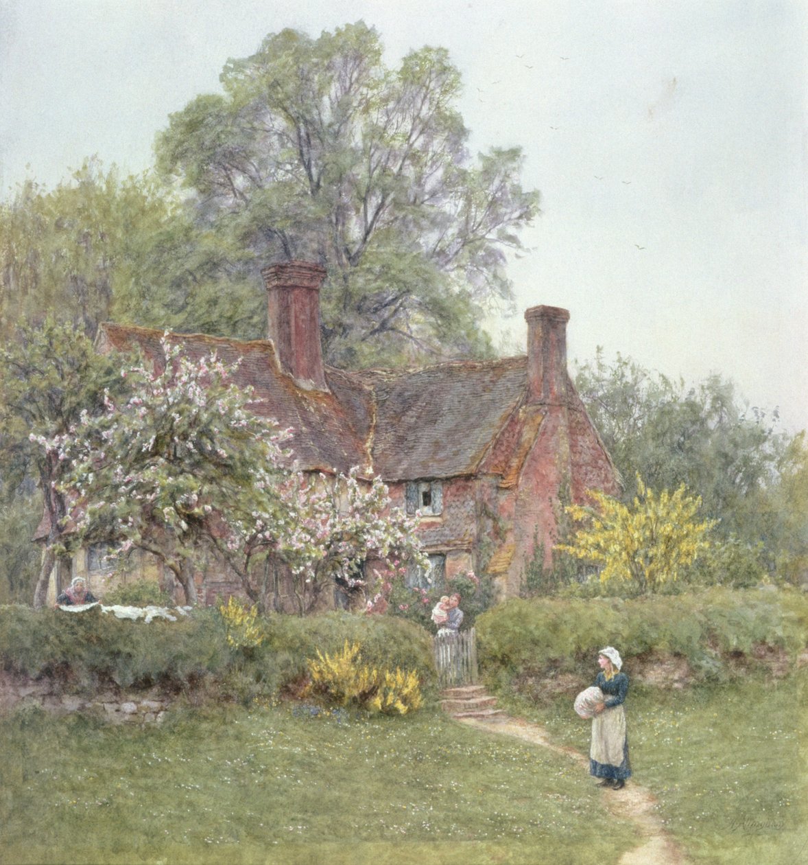 Domek w Chiddingfold autorstwa Helen Allingham
