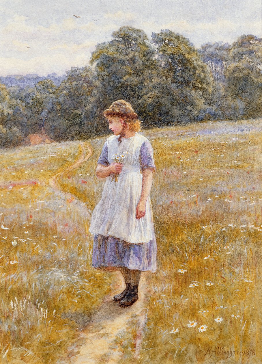 Marzyciel, 1878 autorstwa Helen Allingham
