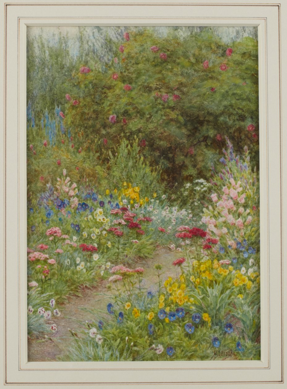 Mała ścieżka, 1920 (wc na papierze) autorstwa Helen Allingham