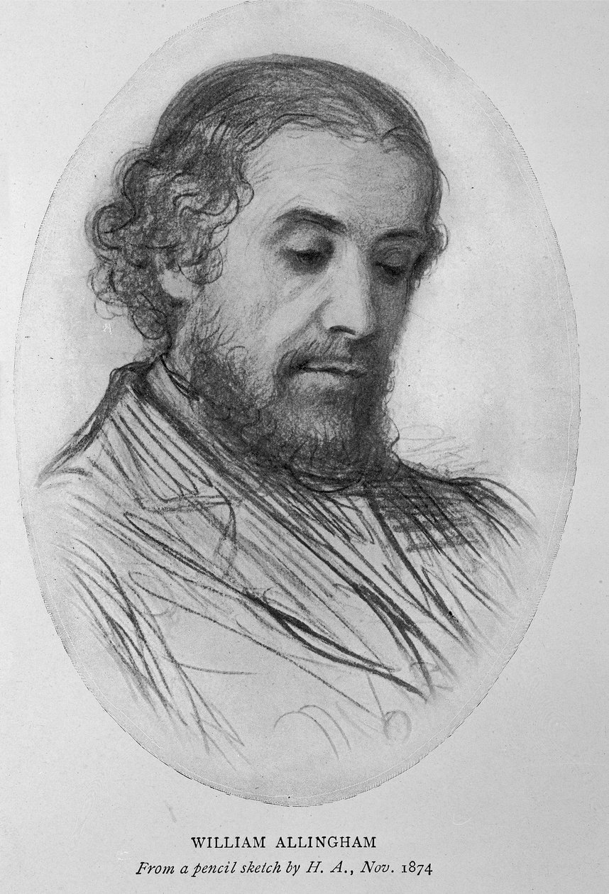 William Allingham, 1874 autorstwa Helen Allingham