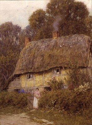 Domek Berkshire autorstwa Helen Allingham