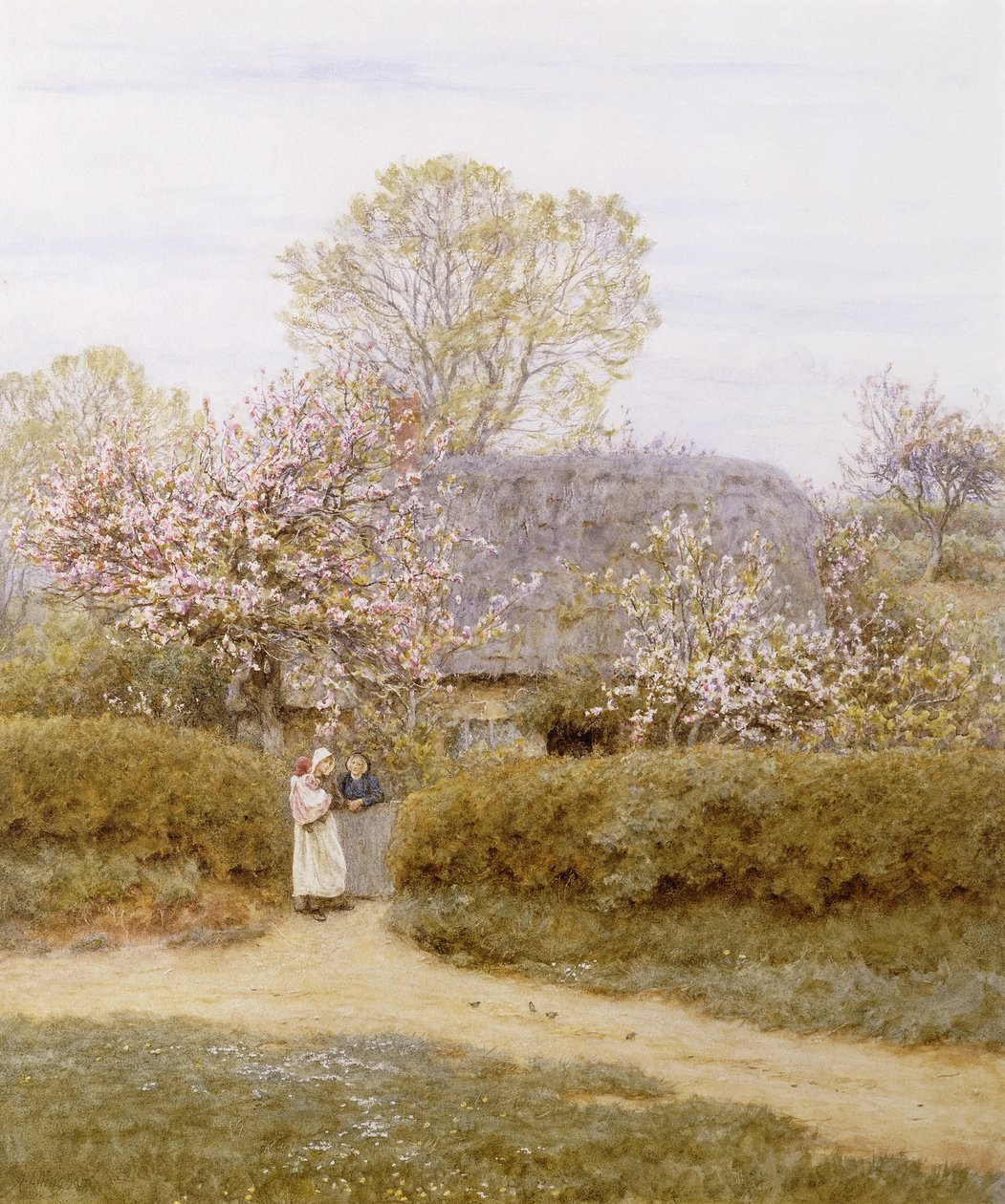 W School Green, Isle of Wight, autorstwa Helen Allingham