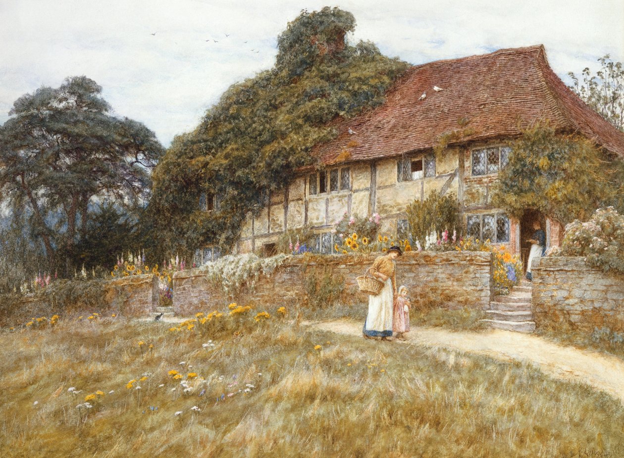 W Stedham w pobliżu Midhurst autorstwa Helen Allingham