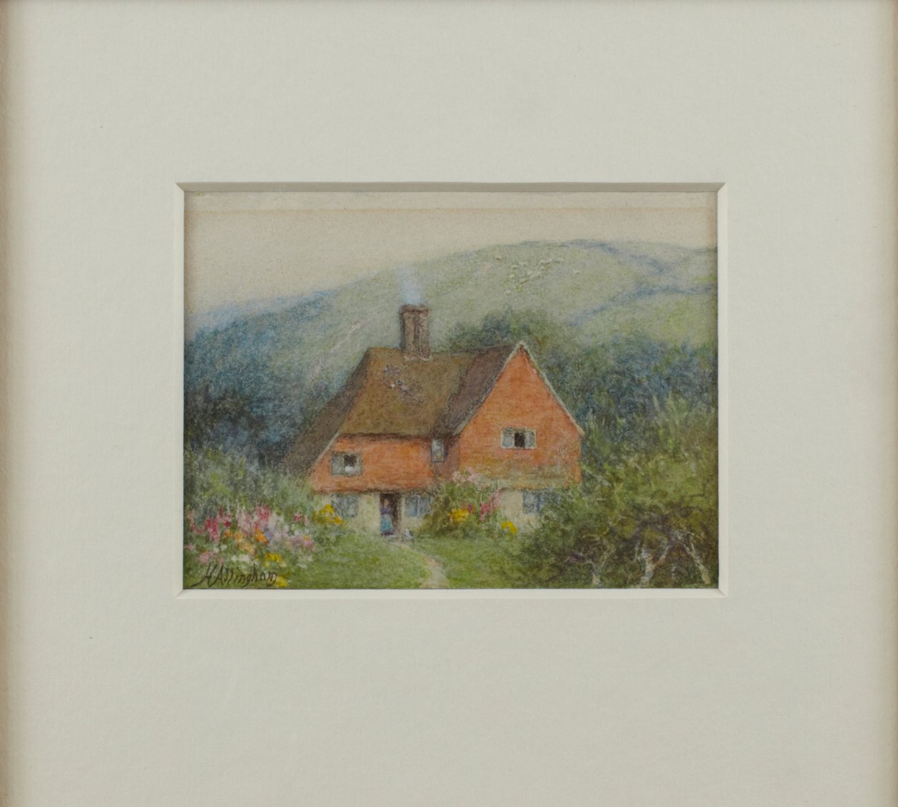 Murowany Domek autorstwa Helen Allingham
