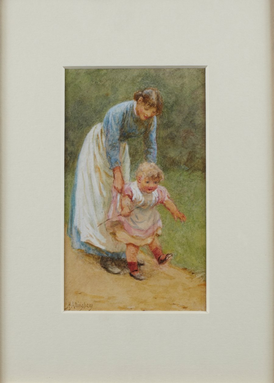 Henryk z pielęgniarką, 1884 autorstwa Helen Allingham