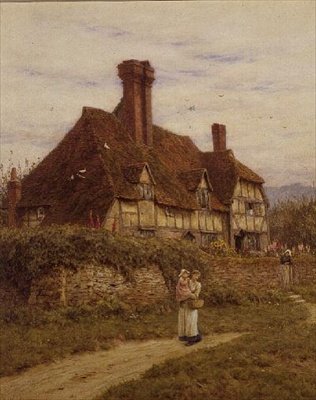 Stary domek Surrey autorstwa Helen Allingham