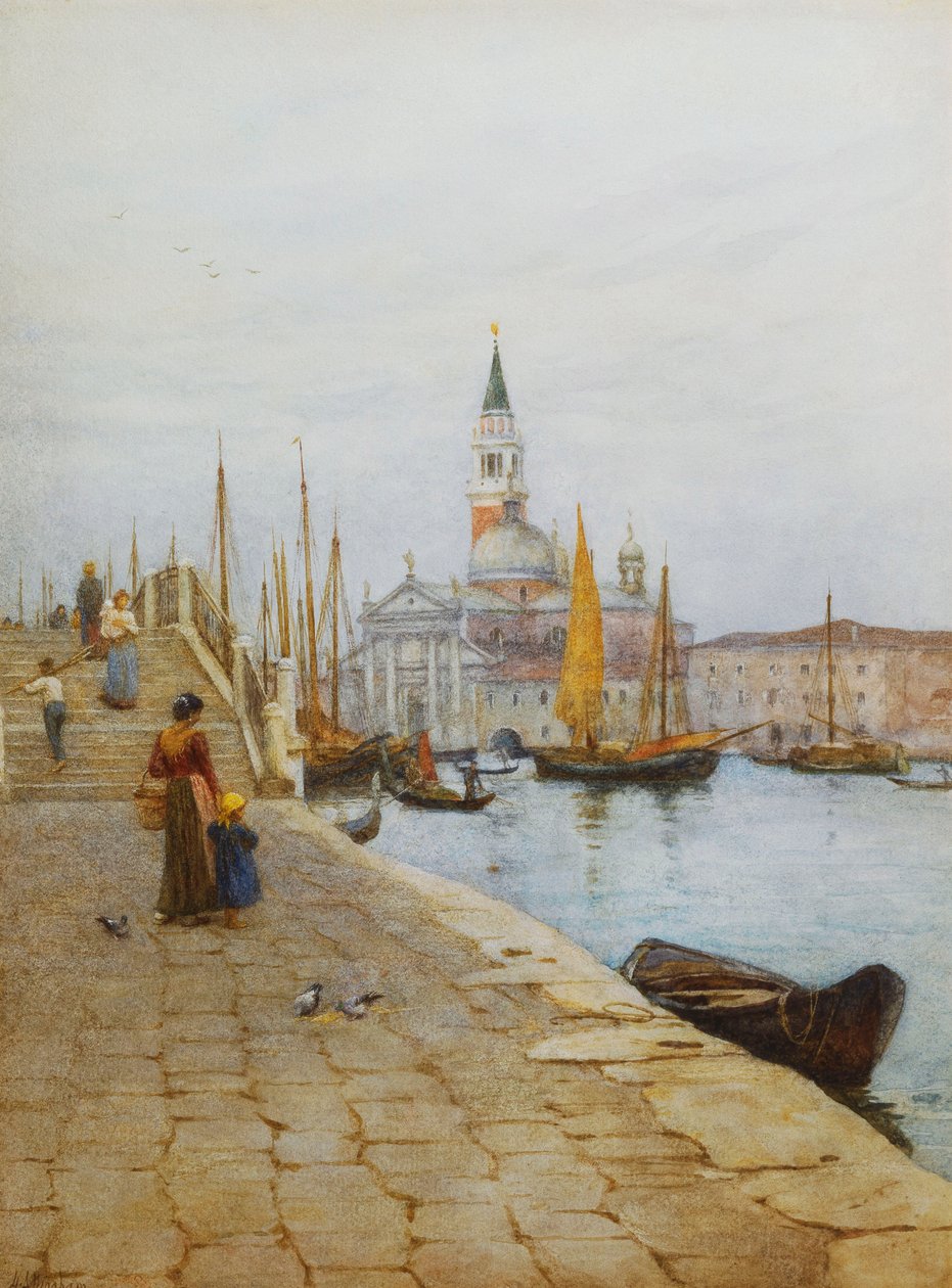 San Giorgio Maggiore z Zattere, Wenecja, autorstwa Helen Allingham
