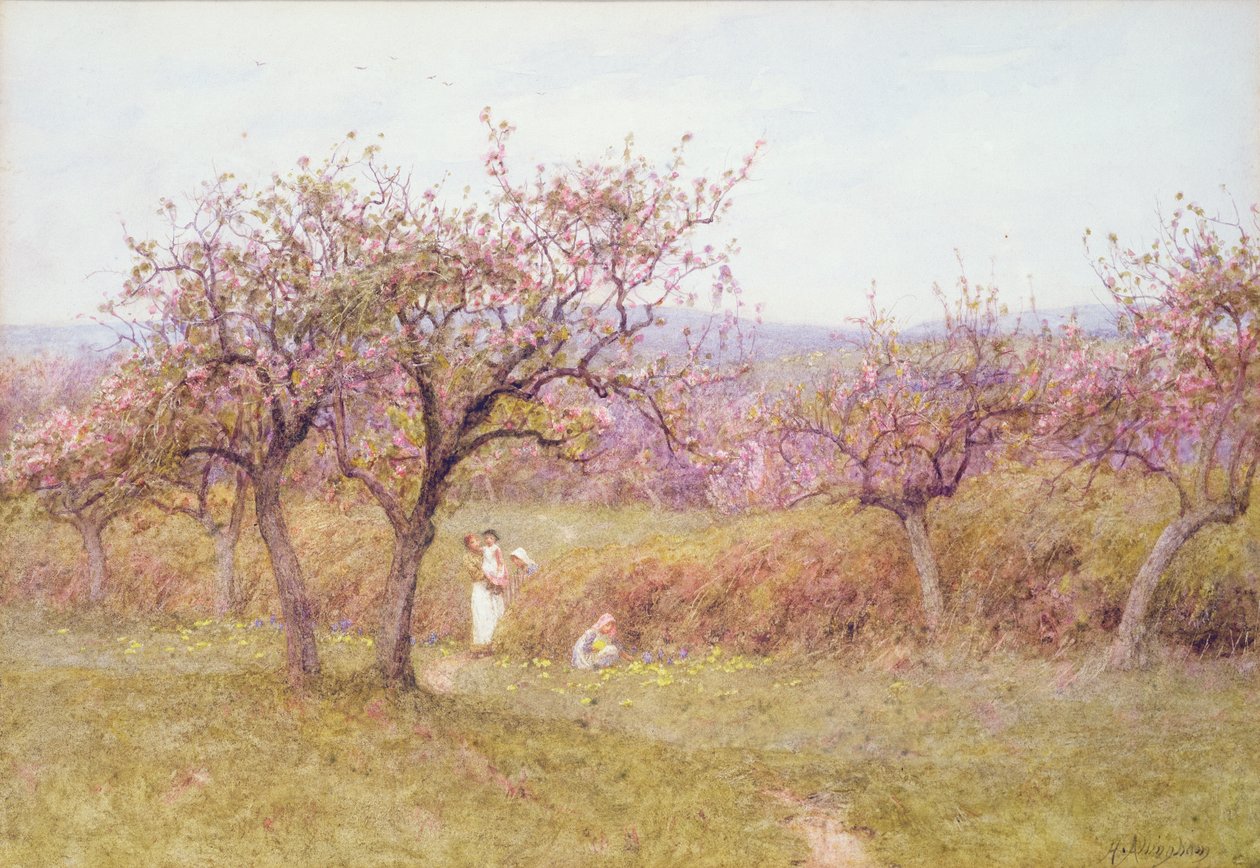 Wiosna w Dorset autorstwa Helen Allingham