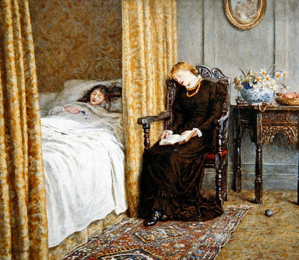 Rekonwalescencja autorstwa Helen Allingham