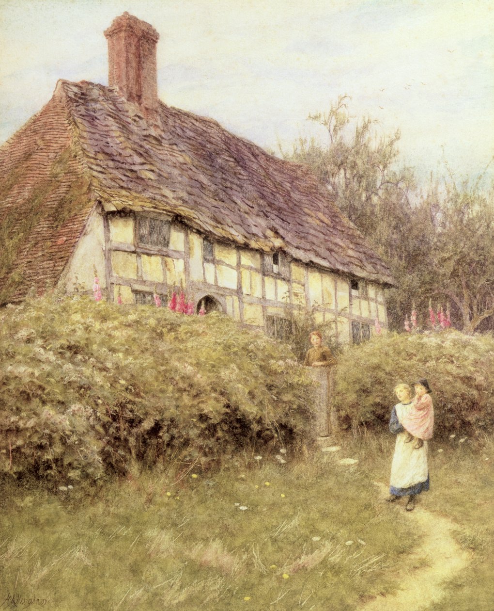 Dom księdza, West Hoathly autorstwa Helen Allingham