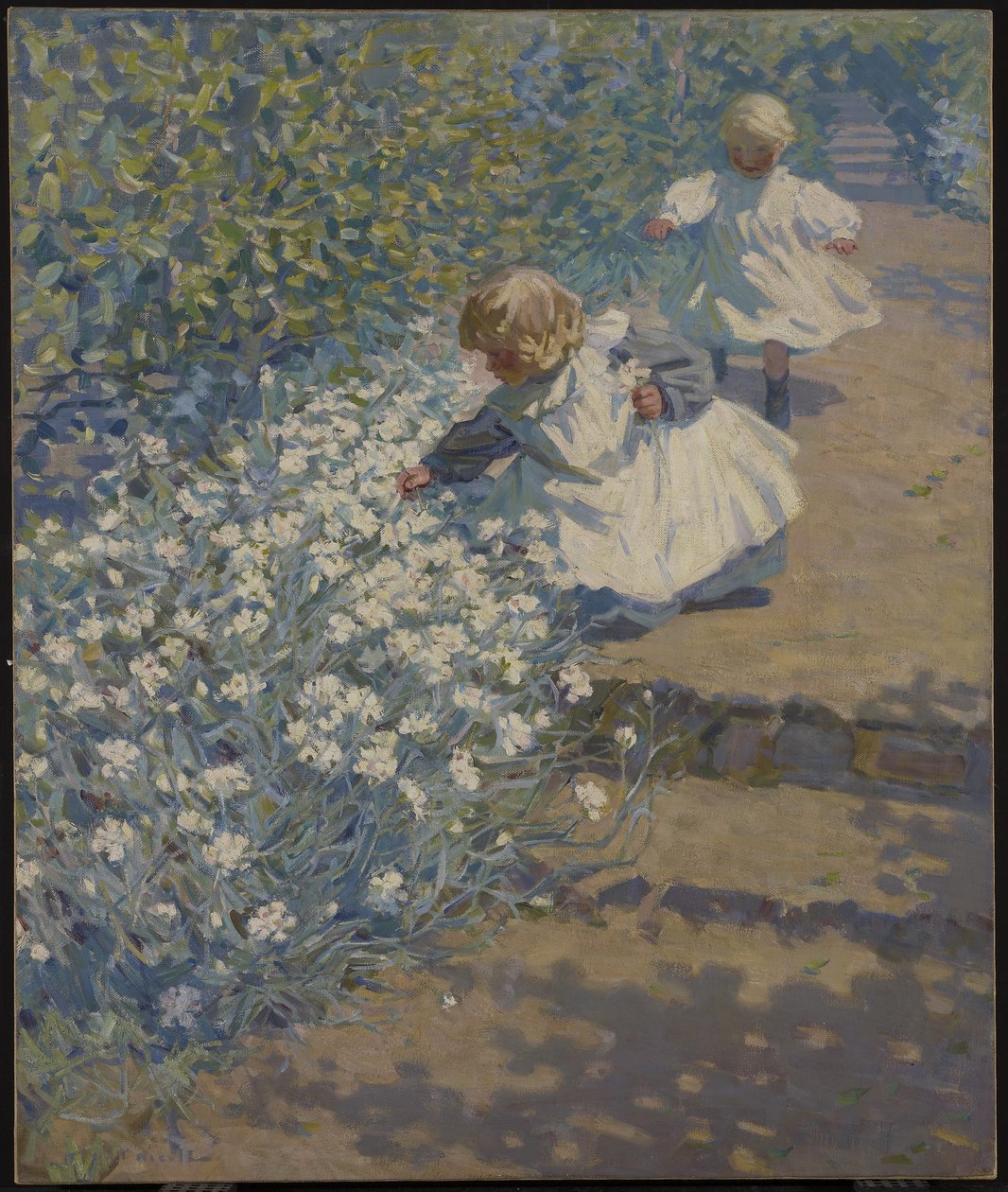 Zbieranie kwiatów, ok. 1912 autorstwa Helen Galloway McNicholl
