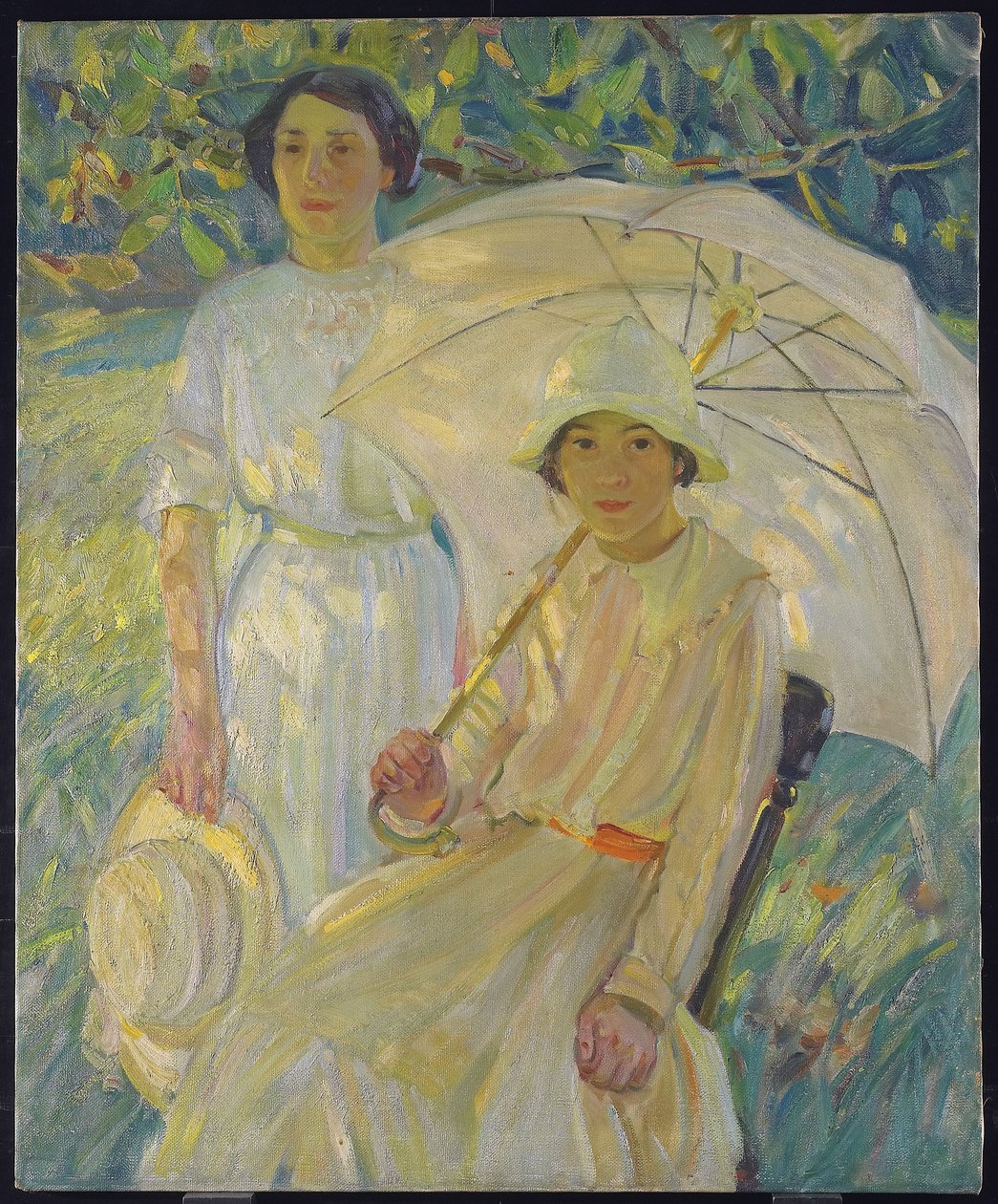 Biała Parasolka #2, c.1912 autorstwa Helen Galloway McNicholl