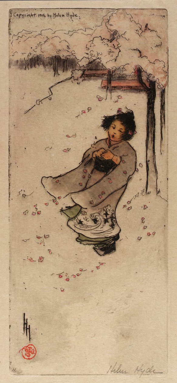 Cherry Snow autorstwa Helen Hyde