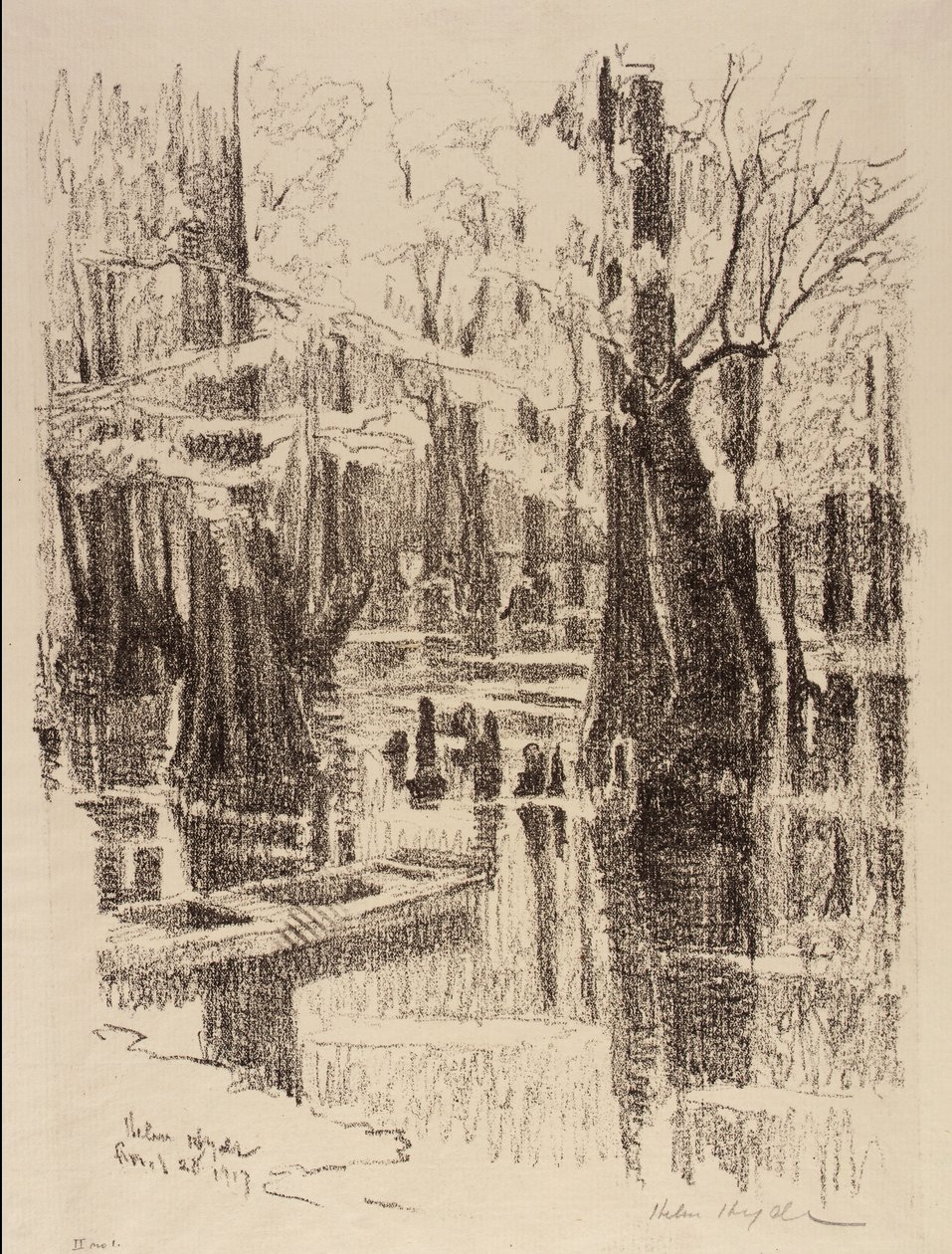 Cypress Swamp autorstwa Helen Hyde