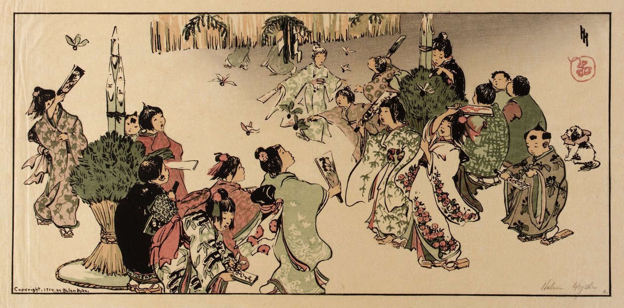 Nowy Rok w Tokio autorstwa Helen Hyde