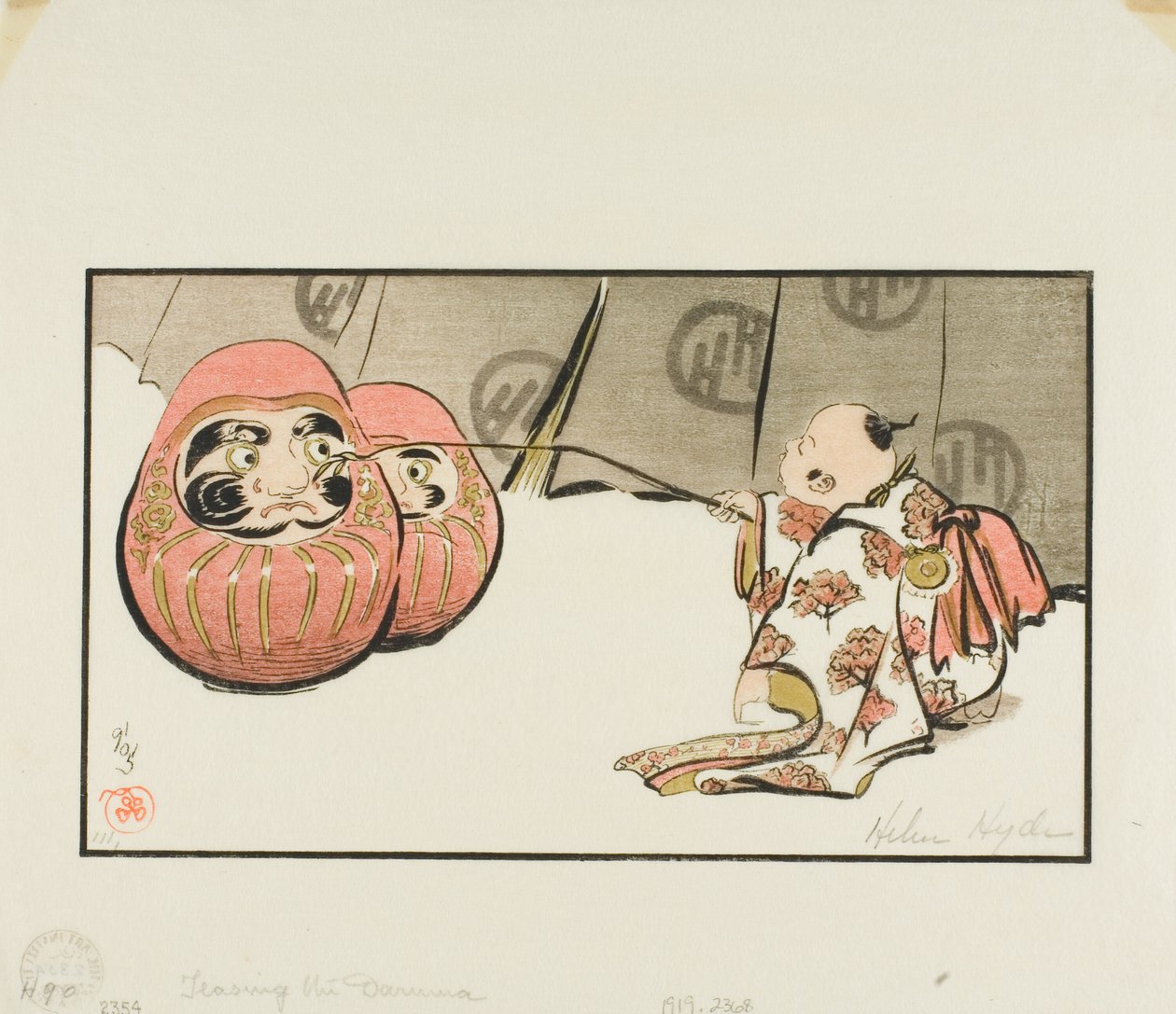dokuczanie Daruma autorstwa Helen Hyde