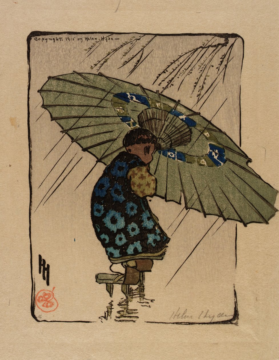 Parasol rodzinny autorstwa Helen Hyde