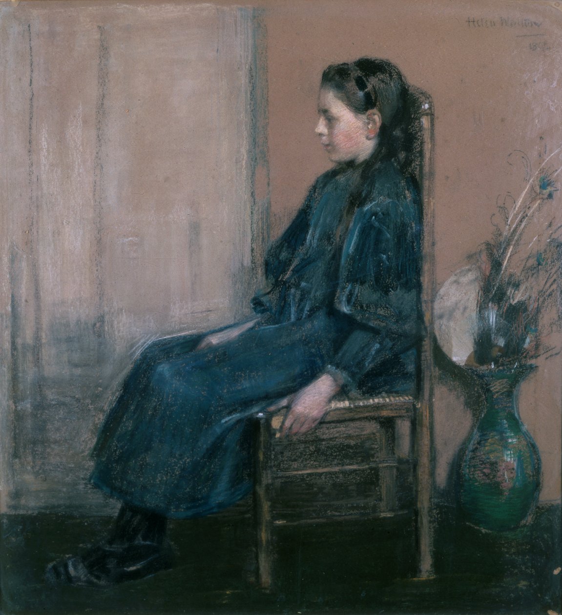Portret córki artysty, Lillian autorstwa Helen Walton