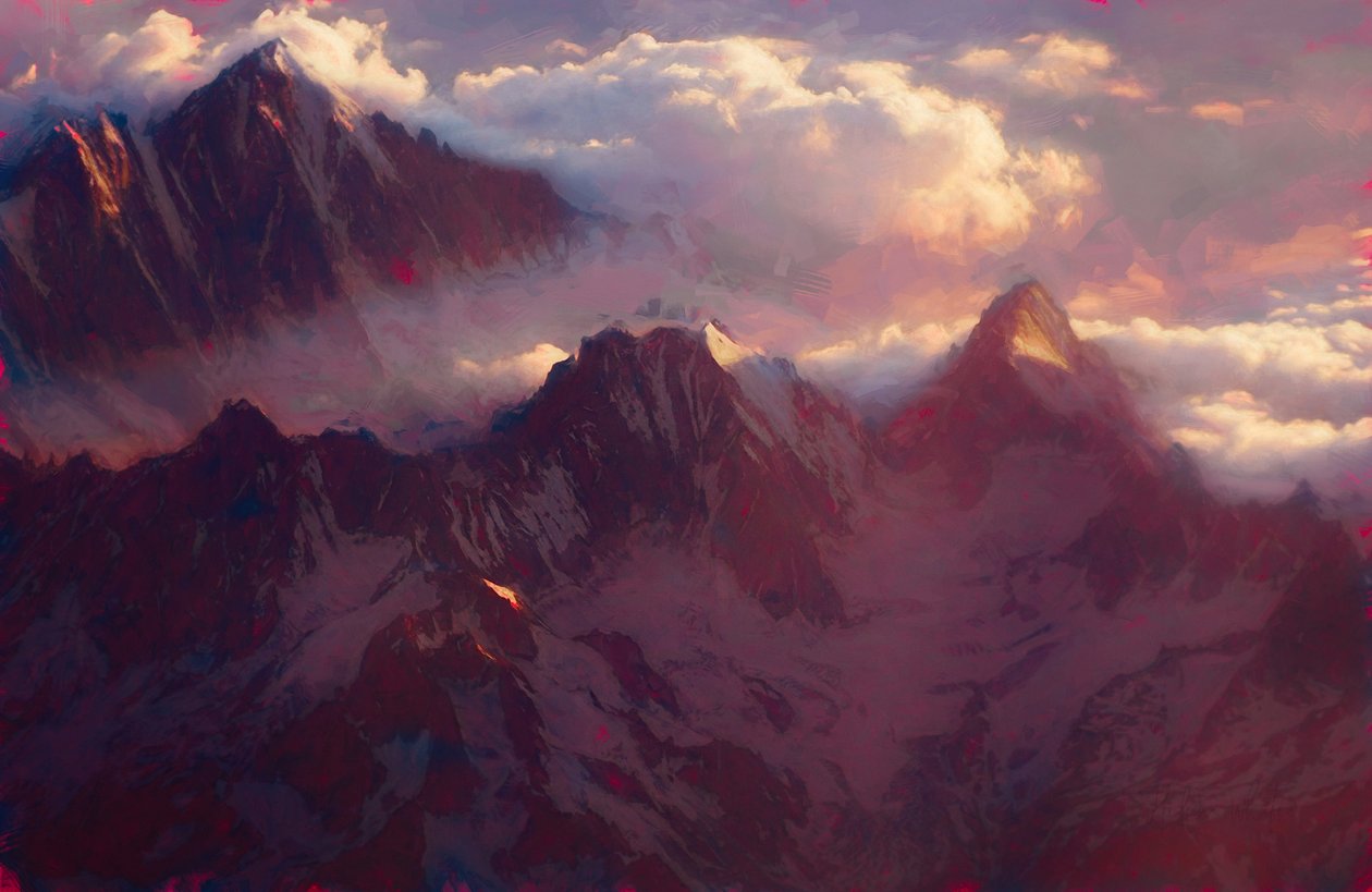 Alpejski Świt, 2019 autorstwa Helen White