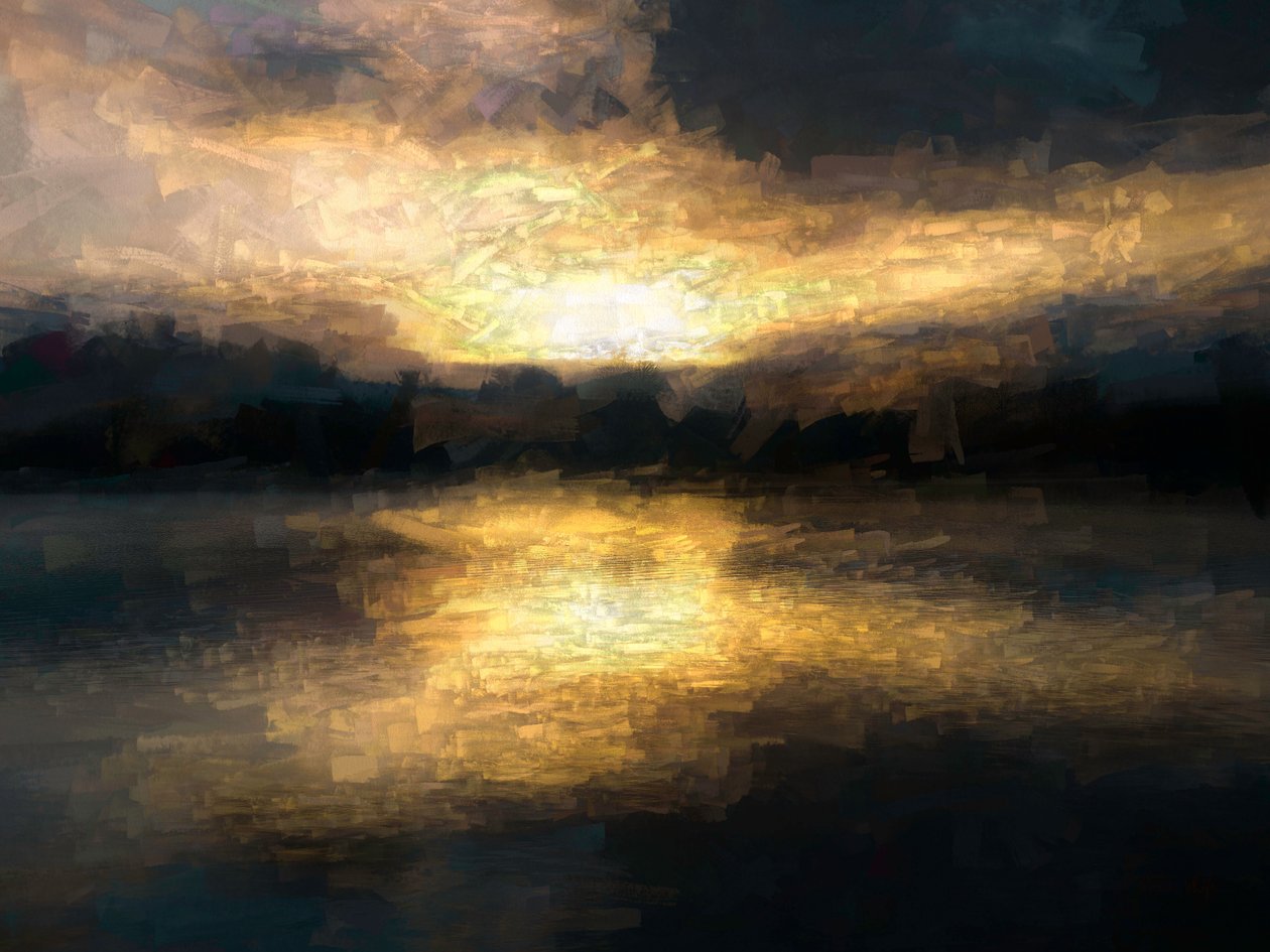 Płynne Złoto, 2018 autorstwa Helen White
