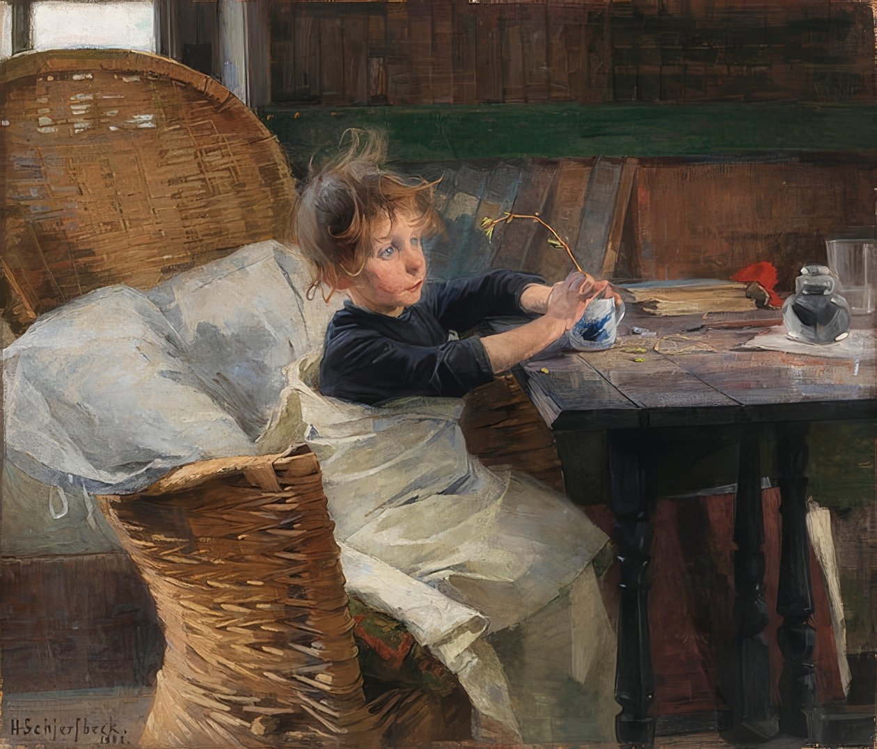 Uzdrowienie. 1888 autorstwa Helene Schjerfbeck