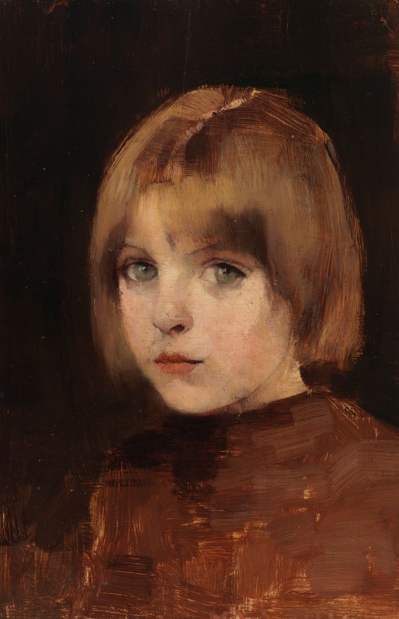 Głowa dziewczynki autorstwa Helene Schjerfbeck