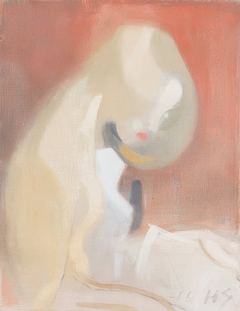 Dziewczyna z blond włosami. 1916 autorstwa Helene Schjerfbeck