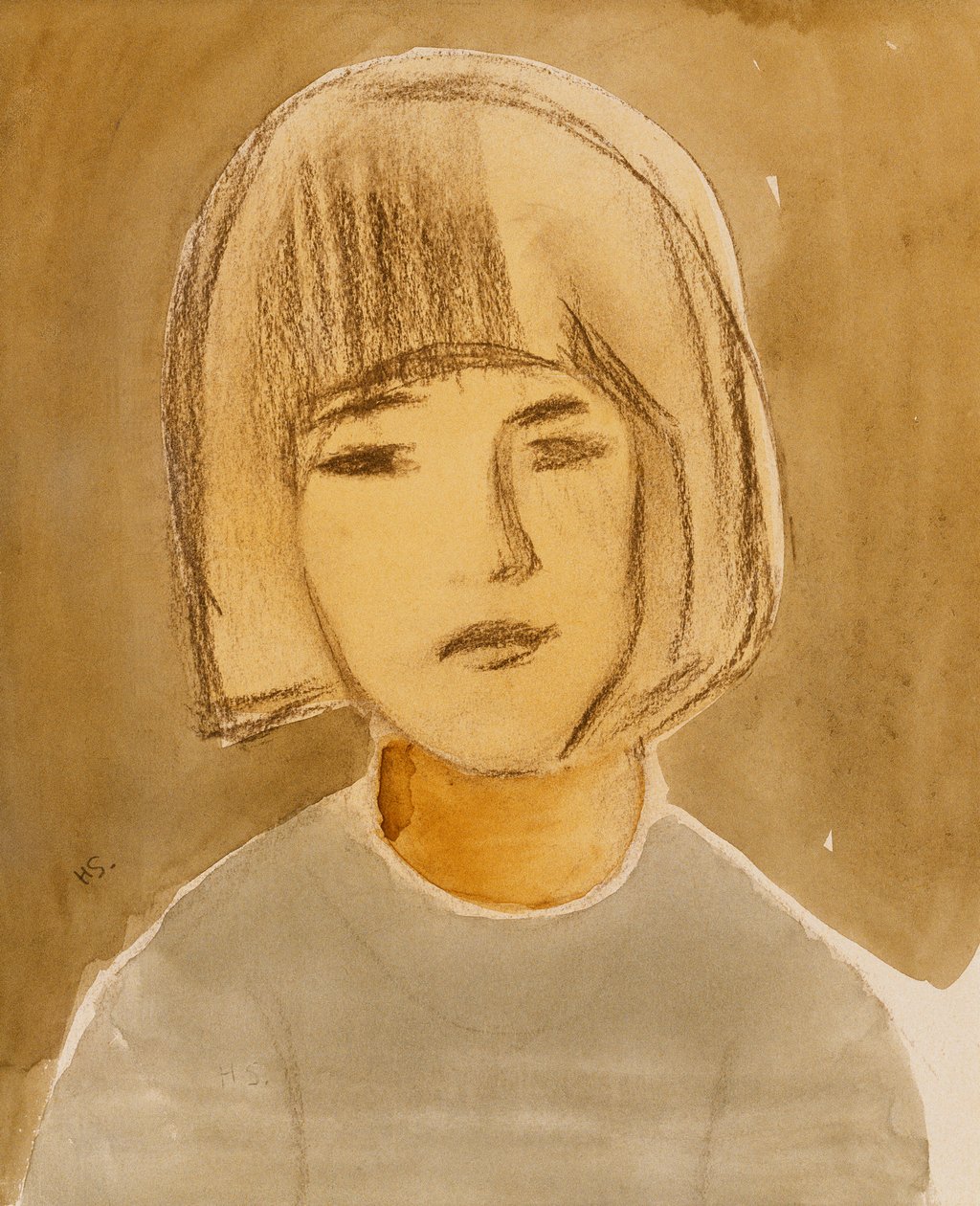 Portret dziewczyny autorstwa Helene Schjerfbeck