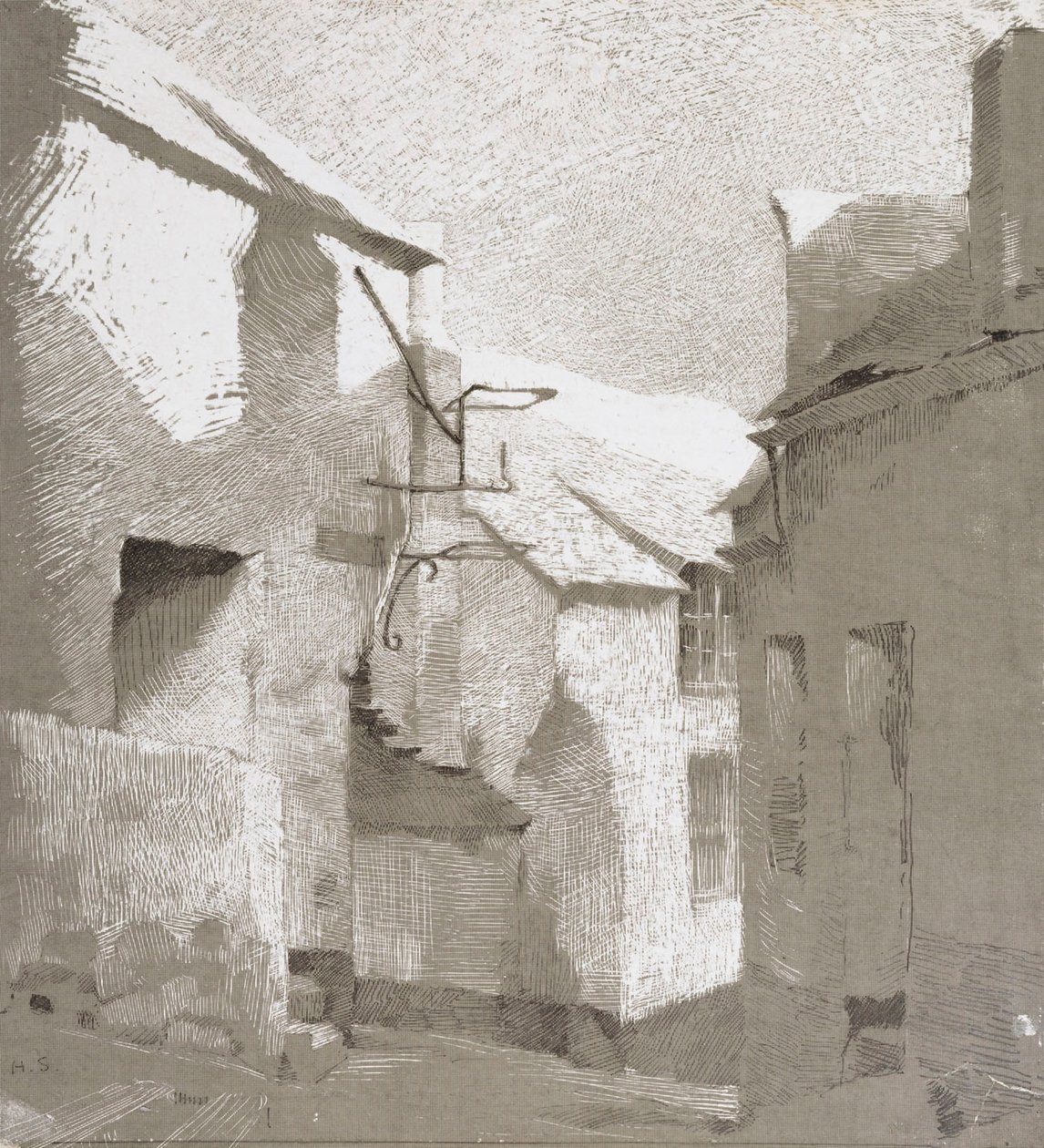 Ulica, St. Ives autorstwa Helene Schjerfbeck