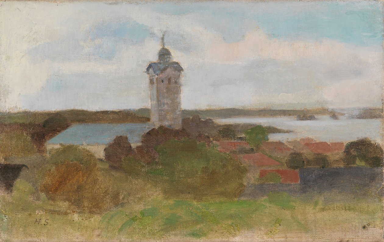 Kościół w Tammisaari autorstwa Helene Schjerfbeck