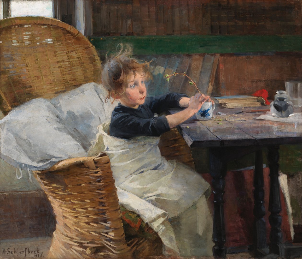 Rekonwalescent autorstwa Helene Schjerfbeck