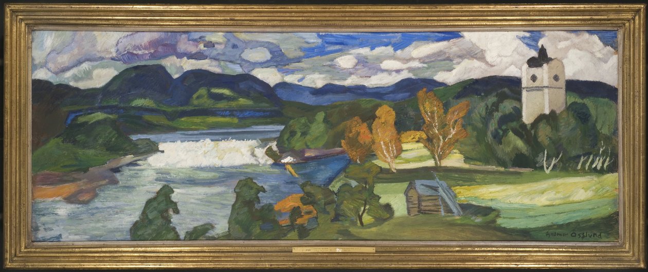 Widok Ragundy, Jämtland autorstwa Helmer Osslund