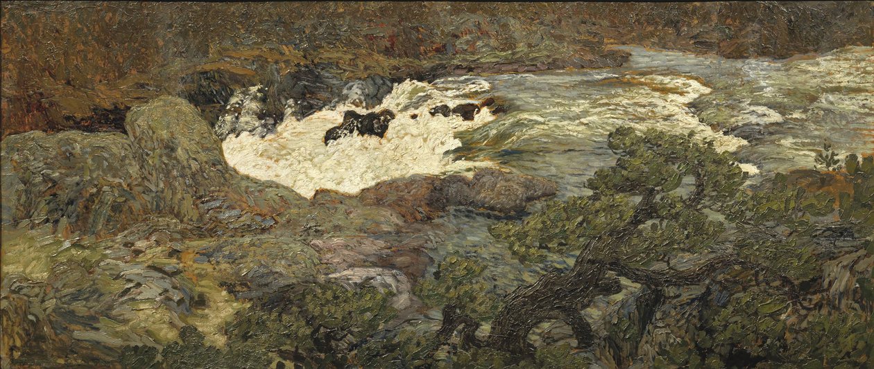 Wodospad, Porjus autorstwa Helmer Osslund