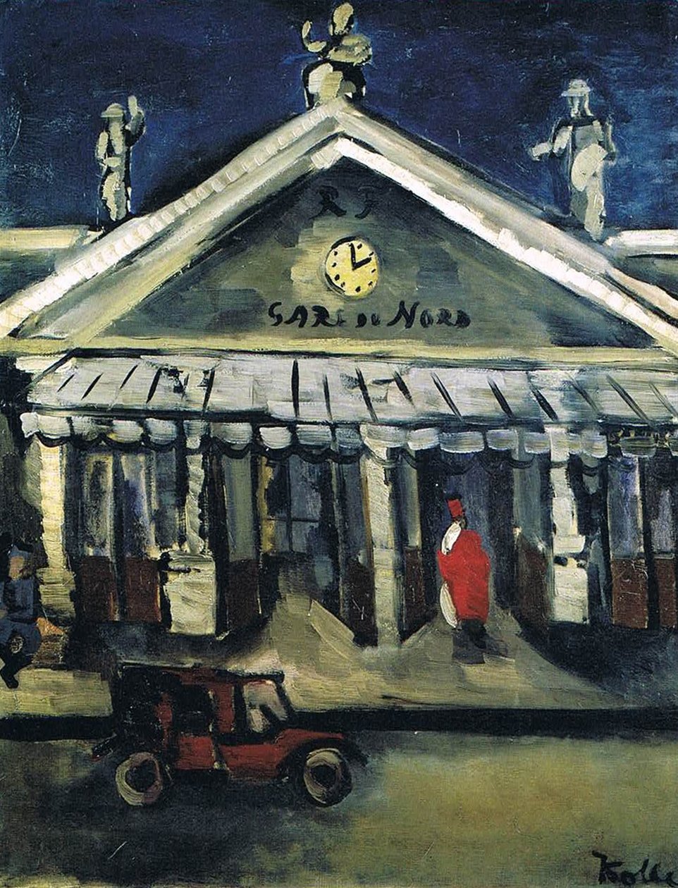 Wejście do Gare du Nord autorstwa Helmut Kolle