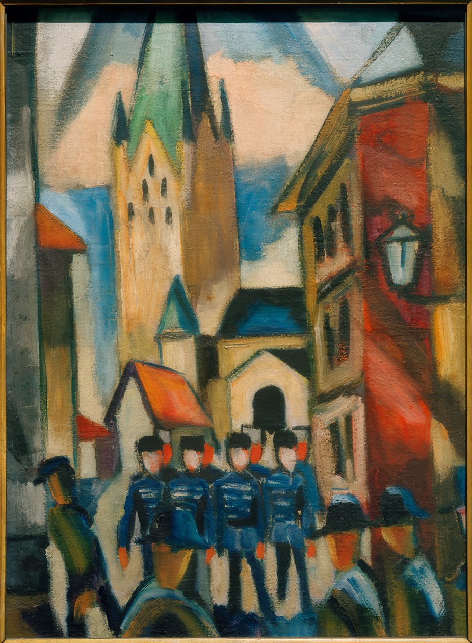 Katedra w Paderborn autorstwa Helmuth Macke